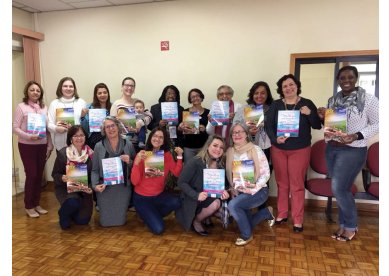 Mesa plena da Confederao Metodista de Mulheres se rene na Fateo